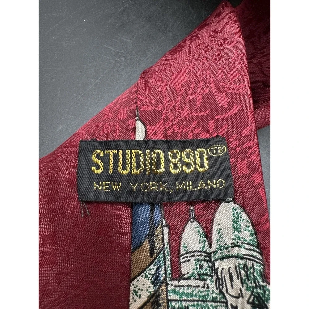 STUDIO‎ 890 MEN'S SILK TIE WITH A GREAT DESIGN